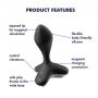 Wibrator analny Satisfyer Game Changer silikonowy czarny USB 12 cm - 4