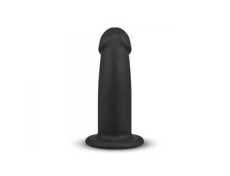 Dildo silikonowe No Parts Charlie czarny 14,5 cm - 5