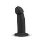 Dildo silikonowe No Parts Charlie czarny 14,5 cm - 2