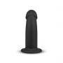Dildo silikonowe No Parts Charlie czarny 14,5 cm - 6