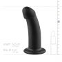 Dildo silikonowe No Parts Charlie czarny 14,5 cm - 12