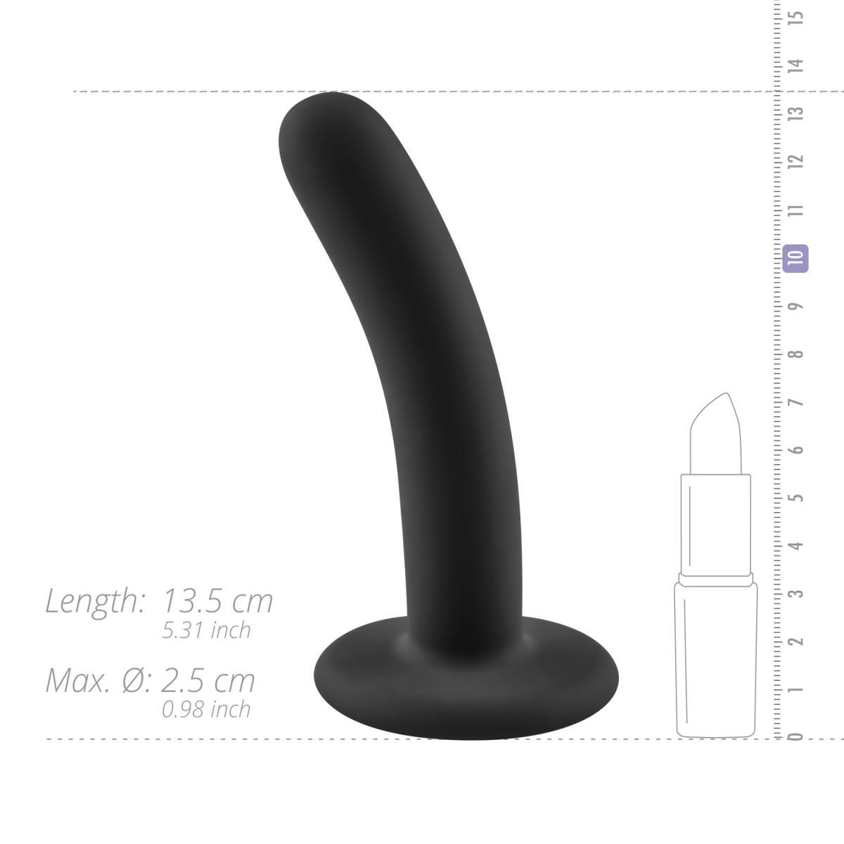 dildo no-parts - logan 13.5 cm - black