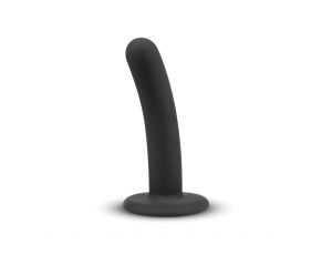Dildo silikonowy No Parts Logan czarny 13,5 cm