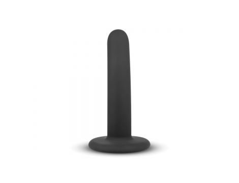 Dildo silikonowy No Parts Logan czarny 13,5 cm - 5