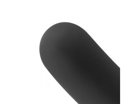 Dildo silikonowy No Parts Logan czarny 13,5 cm - 9