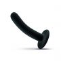 Dildo silikonowy No Parts Logan czarny 13,5 cm - 4