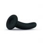 Dildo silikonowy No Parts Logan czarny 13,5 cm - 9