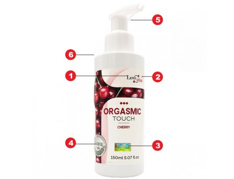 Olejek do masażu Orgasmic Touch wiśniowy LoveStim 150 ml - 3