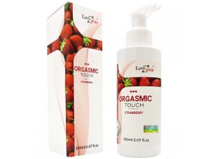 Olejek do masażu erotycznego Orgasmic Touch truskawkowy LoveStim 150 ml
