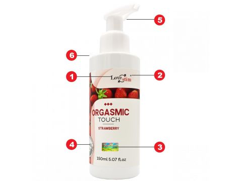 Olejek do masażu erotycznego Orgasmic Touch truskawkowy LoveStim 150 ml - 3