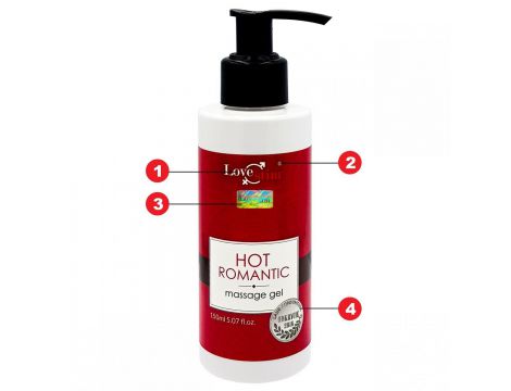Olejek rozgrzewający do masażu erotycznego LoveStim Hot Romantic 150 ml - 2