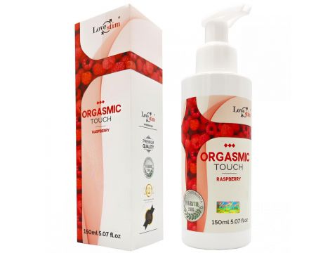 Olejek do masażu erotycznego LoveStim Orgasmic Touch malinowy 150ml - 6