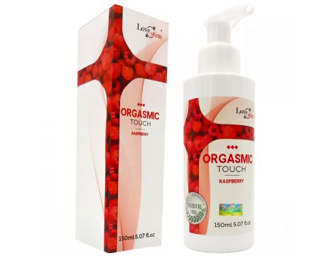 Olejek do masażu erotycznego LoveStim Orgasmic Touch malinowy 150ml - 5