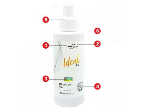 Żel Ideal Ass powiększająco ujędrniający pośladki LoveStim 150 ml - 3