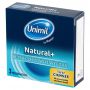 Prezerwatywy cienkie Unimil Natural+ naturalne 53 mm 3 sztuki - 2