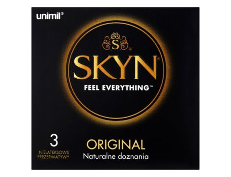 Prezerwatywy nielateksowe Skyn Original 3 sztuki - 2
