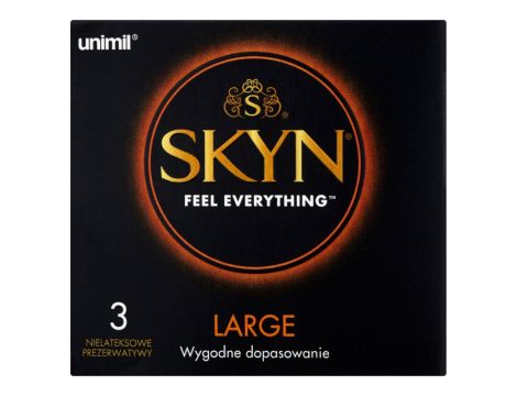 Prezerwatywy SKYN Large bez lateksu nawilżane - 2