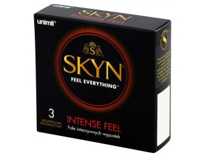 Prezerwatywy stymulujące Skyn Intense Feel bez lateksu 3 szt