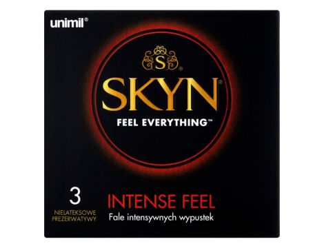 Prezerwatywy stymulujące Skyn Intense Feel bez lateksu 3 szt - 2