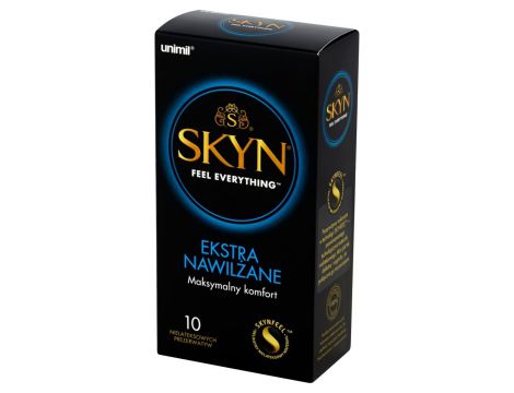 Prezerwatywy nielateksowe SKYN extra nawilżane 10 szt