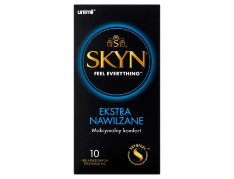 Prezerwatywy nielateksowe SKYN extra nawilżane 10 szt - 2