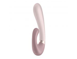 Wibrator punktu G Heat Wave Satisfyer z ciepłem fioletowy USB