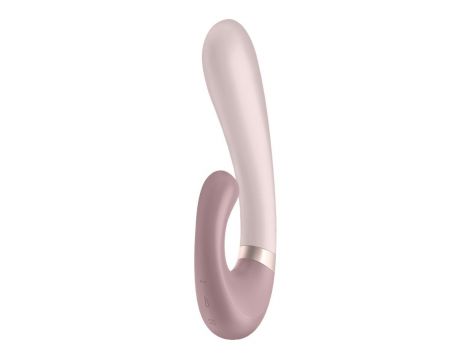 Wibrator punktu G Heat Wave Satisfyer z ciepłem fioletowy USB