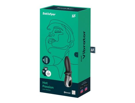 Wibrator analny podgrzewany Satisfyer Hot Passion czarny app - 4
