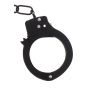 Kajdanki metalowe ToyJoy czarne 6 cm nikiel free - 3