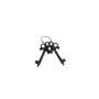 Kajdanki metalowe ToyJoy czarne 6 cm nikiel free - 4