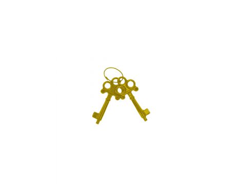 Kajdanki metalowe ToyJoy złote 6 cm - 3