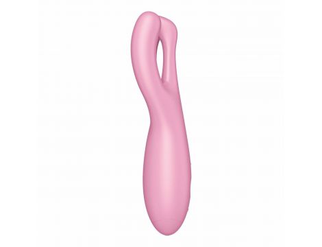 Wibrator Satisfyer Threesome 4 Connect App różowy USB - 3