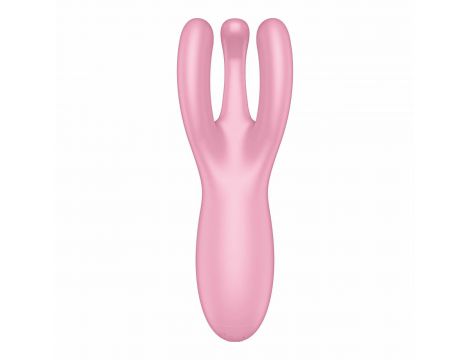 Wibrator Satisfyer Threesome 4 Connect App różowy USB - 5
