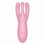 Wibrator Satisfyer Threesome 4 Connect App różowy USB - 3