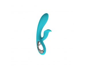 Wibrator króliczek B Series Lyla niebieski 12 funkcji USB