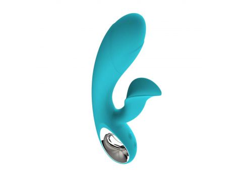 Wibrator króliczek B Series Lyla niebieski 12 funkcji USB - 4