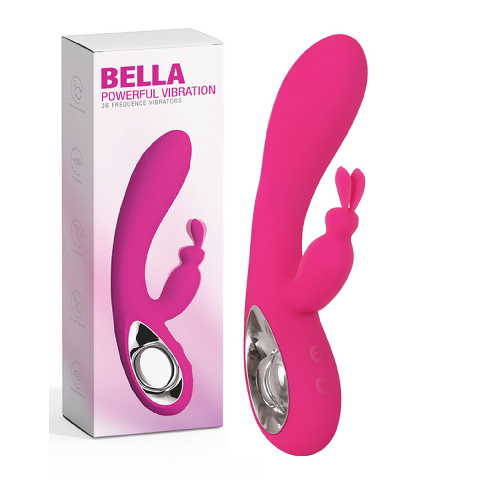 wibrator-bella,36 funkcji, usb pink