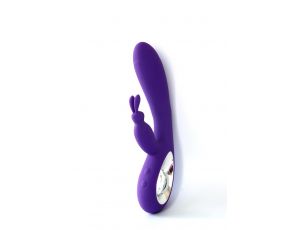 Wibrator króliczek Bella silikonowy wodoodporny 36 funkcji USB fioletowy
