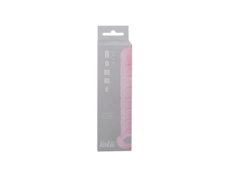 Przedłużka na penisa Homme Long różowa TPE 15,5 cm