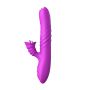 Wibrator Series Lyla z ruchem posuwisto zwrotnym fioletowy USB 21,9 cm - 2