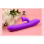 Wibrator Series Lyla z ruchem posuwisto zwrotnym fioletowy USB 21,9 cm - 5