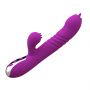 Wibrator Fairy stymulator łechtaczki silikonowy fioletowy USB 23 cm - 2