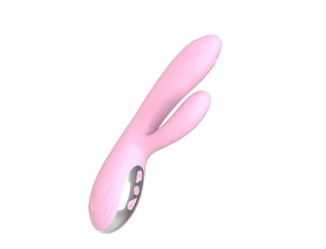 Wibrator króliczek silikonowy Lyla różowy USB wodoodporny - 2