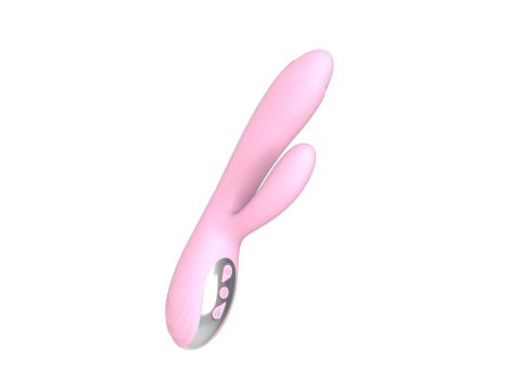 Wibrator króliczek silikonowy Lyla różowy USB wodoodporny - 4