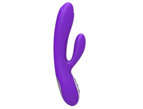 Wibrator króliczek podgrzewający Lyla fioletowy USB 22 cm - 2