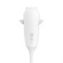 Stymulator bezdotykowy łechtaczki Viola biały silikonowy USB wodoodporny - 4