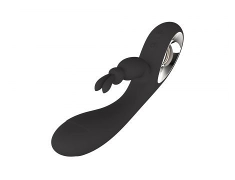 Wibrator króliczek Bella 36 funkcji silikonowy USB czarny - 4