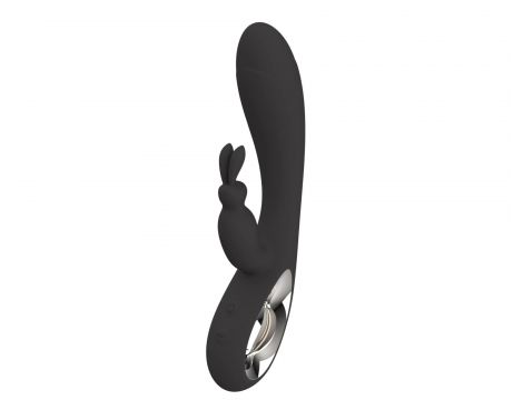 Wibrator króliczek Bella 36 funkcji silikonowy USB czarny - 5