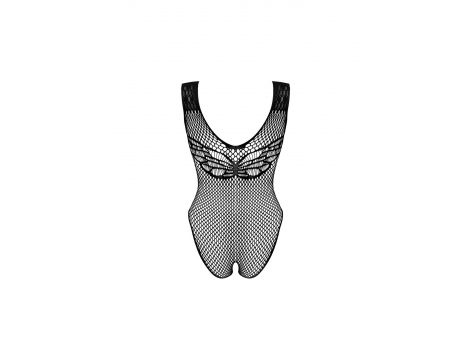 Body Obsessive B134 czarne siateczkowe z otwartym krokiem XL XXL - 6