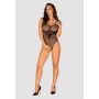 Body Obsessive B134 czarne siateczkowe z otwartym krokiem XL XXL - 4